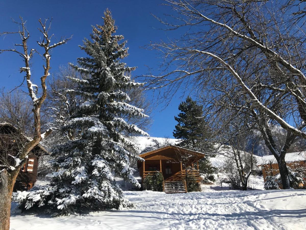 キャンピング オテル ド ウレイン エア レ カリアマス Chateauroux-les-Alpes エクステリア 写真